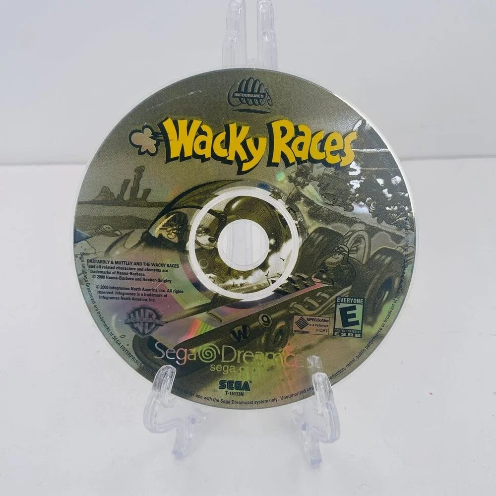 Wacky Races DC (Sega Dreamcast) Arcade Racing Action Video Game Console